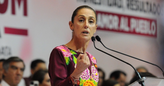 Claudia Sheinbaum Pardo, candidata presidencial de la izquierda.