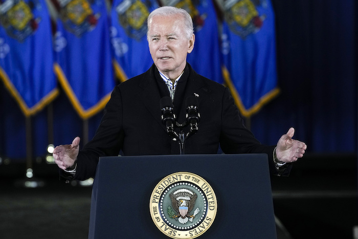 El Presidente Joe Biden en un evento en Milwaukee, el 20 de diciembre de 2023.