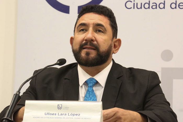 Ulises Lara López, vocero de la Fiscalía General de la Justicia de la Ciudad de México (FGJ-CdMx).