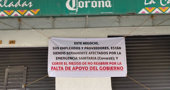 Un negocio de comida en la Ciudad de México.