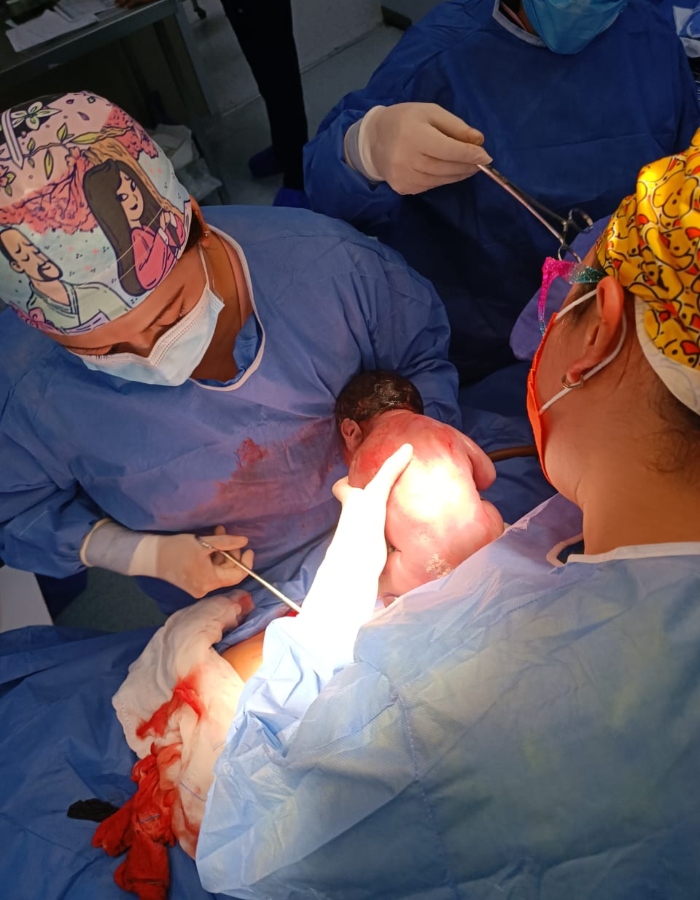 El primer bebé del año 2024 de la Ciudad de México nació en el Hospital Materno Infantil Inguarán, a las 00:00 horas. Foto: X @SSaludCdMx