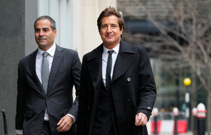 David Sherborne, el principal abogado del príncipe Enrique, llega al Edificio Rolls de la Corte Superior en Londres, el lunes 29 de enero de 2024. (Foto: Kirsty Wigglesworth, AP