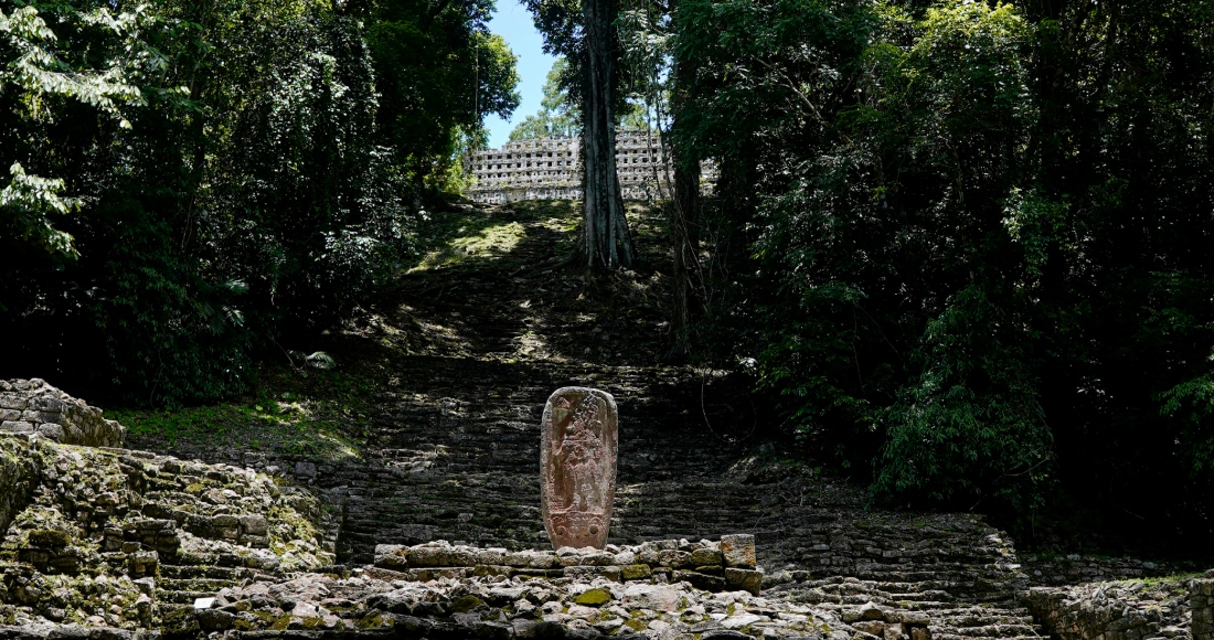 Vista del sitio arqueológico maya de Yaxchilán en el estado de Chiapas, México, 9 de julio de 2022.