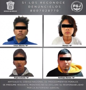 La Fiscalía General de Justicia del Estado de México (FGJEM) anunció que ofrece una recompensa para quien aporte información sobre el paradero y captura de Josué “N”, alias "El Colibrí" o "Tuerto". Foto: Twitter @FiscaliaEdomex.