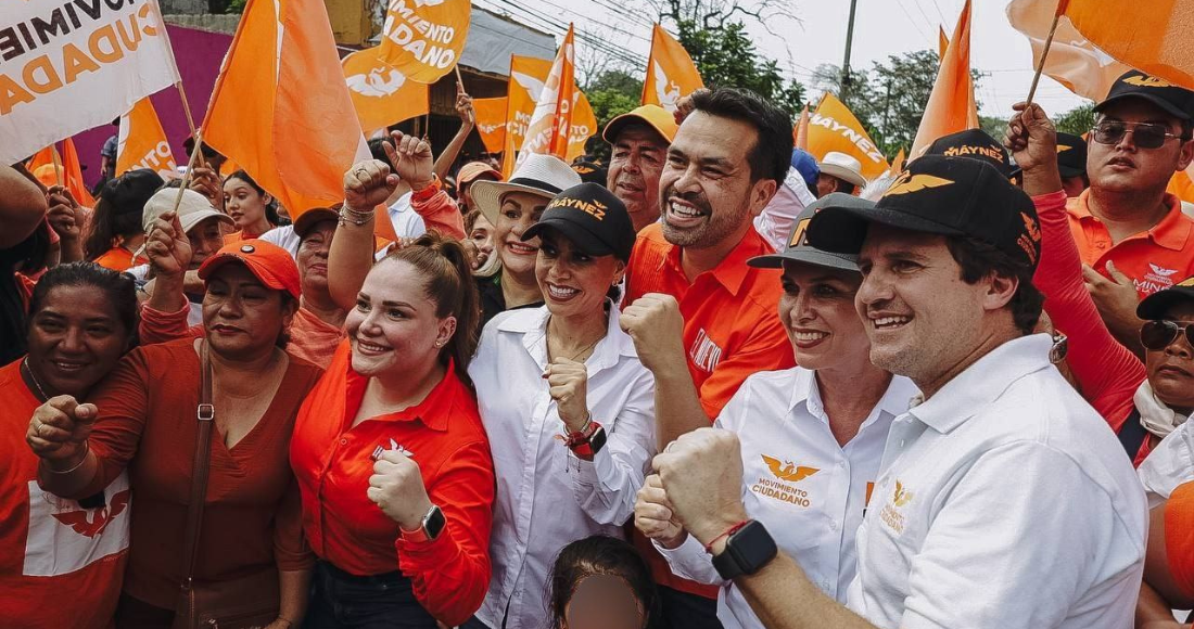 Jogre Álvarez Máynez, candidato Presidencial de Movimiento Ciudadano, visitó este sábado Tabasco.