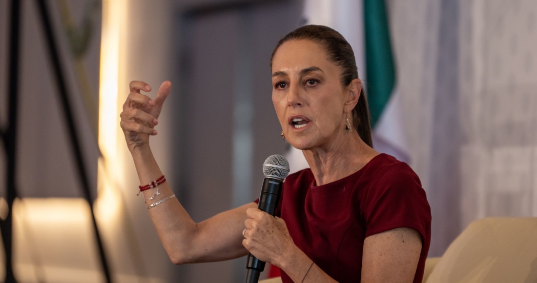 La candidata a la Presidencia Claudia Sheinbaum, sostuvo un encuentro con empresarios y representantes de las cámaras empresarias de Nuevo León, donde presentó su Proyecto de Nación y visión del desarrollo económico de México.