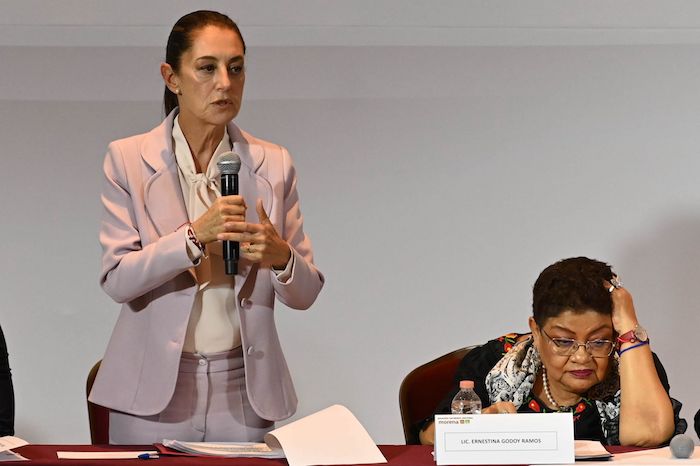 Claudia Sheinbaum Pardo explicó que su estrategia de seguridad y justicia está conformada por cinco ejes.