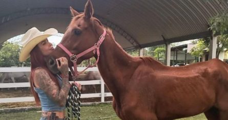 La activista Elena Larrea rescató más de 300 caballos a lo largo de su vida.