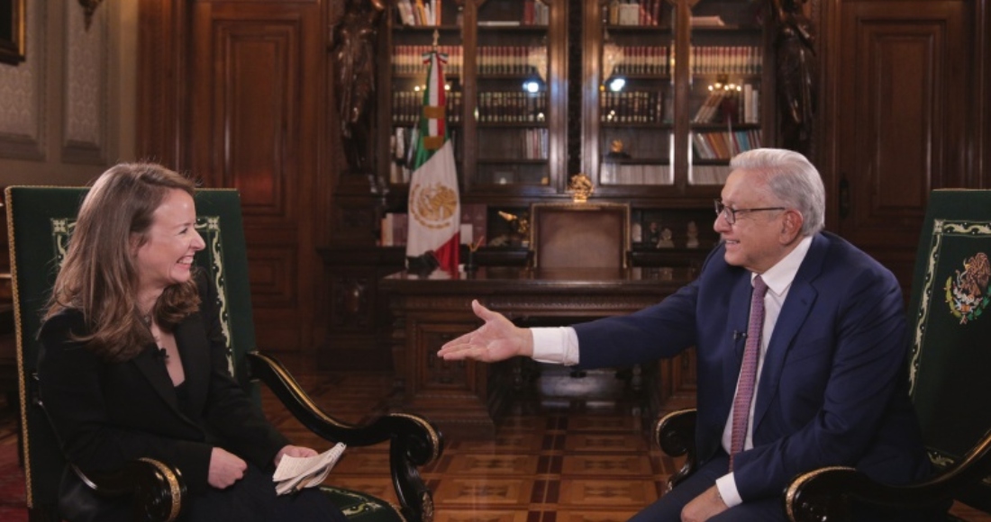 Entrevista de la periodista rusa Inna Afinogenova al Presidente Andrés Manuel López Obrador.