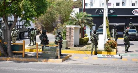 Militares en Culiacán, Sinaloa.