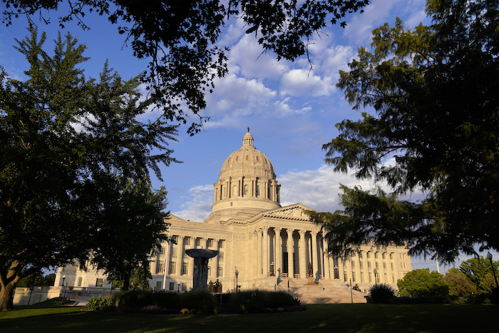 Vista del Capitolio de Missouri, 16 de septiembre 2022, Jefferson City, Missouri.