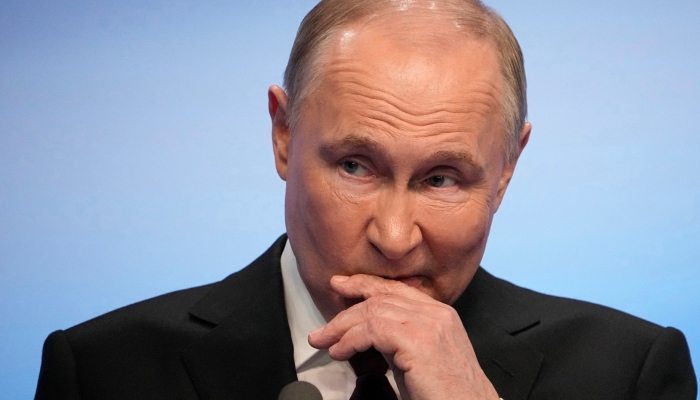 El Presidente de Rusia, Vladímir Putin, lunes 18 de marzo de 2024.