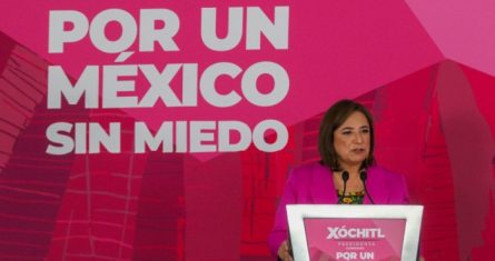 Xóchitl Gálvez Ruiz, candidata presidencial de la oposición.