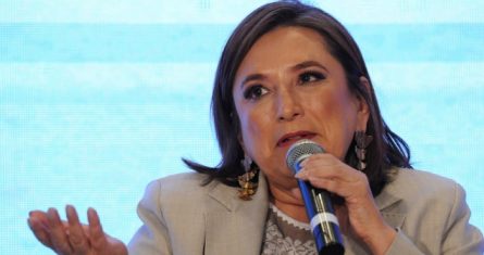 Xóchitl Gálvez Ruiz, candidata presidencial de la oposición.