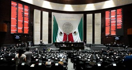 Interior de la Cámara de Diputados.