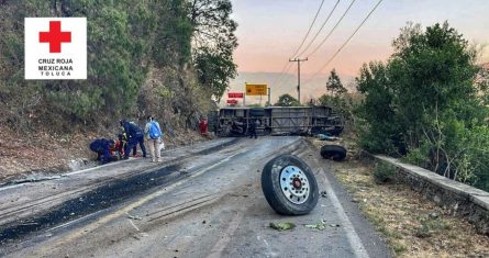 Al menos 14 personas murieron y otras 31 resultaron heridas al volcarse un autobús de pasajeros en una carretera del centro del México, confirmaron el domingo autoridades estatales.