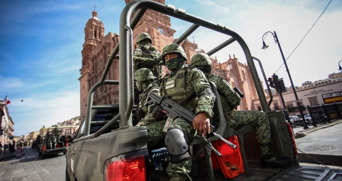 Elementos del Ejército en Zacatecas.