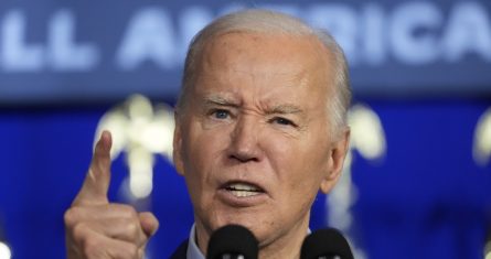 El Presidente estadounidense Joe Biden en un evento en Scranton, Pensilvania, el 16 de abril de 2024.