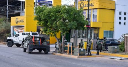 Militares en Culiacán, Sinaloa.