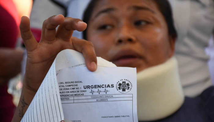 Angélica Hernández y Diana Vázquez, integrantes de Mujer Valiente de la Policía Estatal, son dos de los más de 30 policías lesionados el 15 de marzo en el penal de Kobén. 