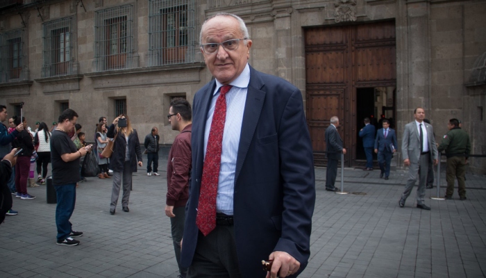 Foto de archivo de Jesús Seade, en 2019 subsecretario para América del Norte, a la salida de reunión con el presidente de México Andrés Manuel López Obrador con motivo del tratado de Estados Unidos y Canadá ( T- Mec). 