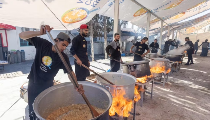 World Central Kitchen en Gaza, 2023.