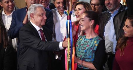 AMLO y Claudia Sheinbaum.