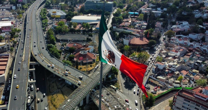 Bandera de México.