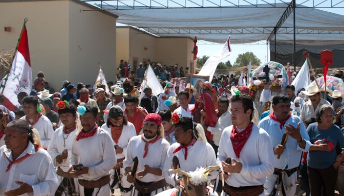 Fiesta tradicional de la comunidad Mayo. 