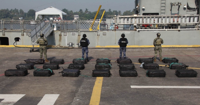 Decomiso de droga en Michoacán.