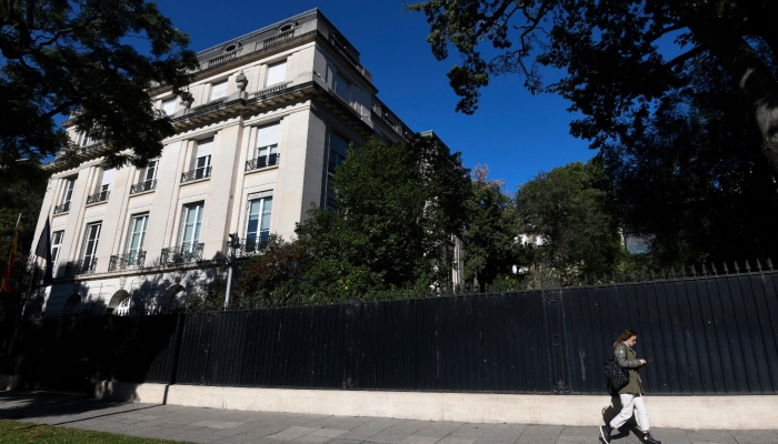 La Embajada de España se encuentra en el barrio de Palermo de Buenos Aires, Argentina, el lunes 20 de mayo de 2024.