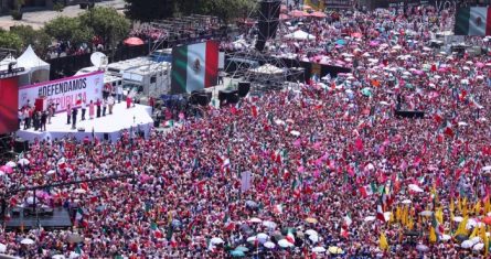 La "Marea Rosa" en la CdMx.