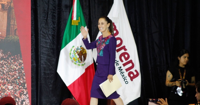 Claudia Sheinbaum, candidata a la Presidencia de la República por morena y sus aliados.