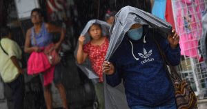 Las lluvias en Campeche.