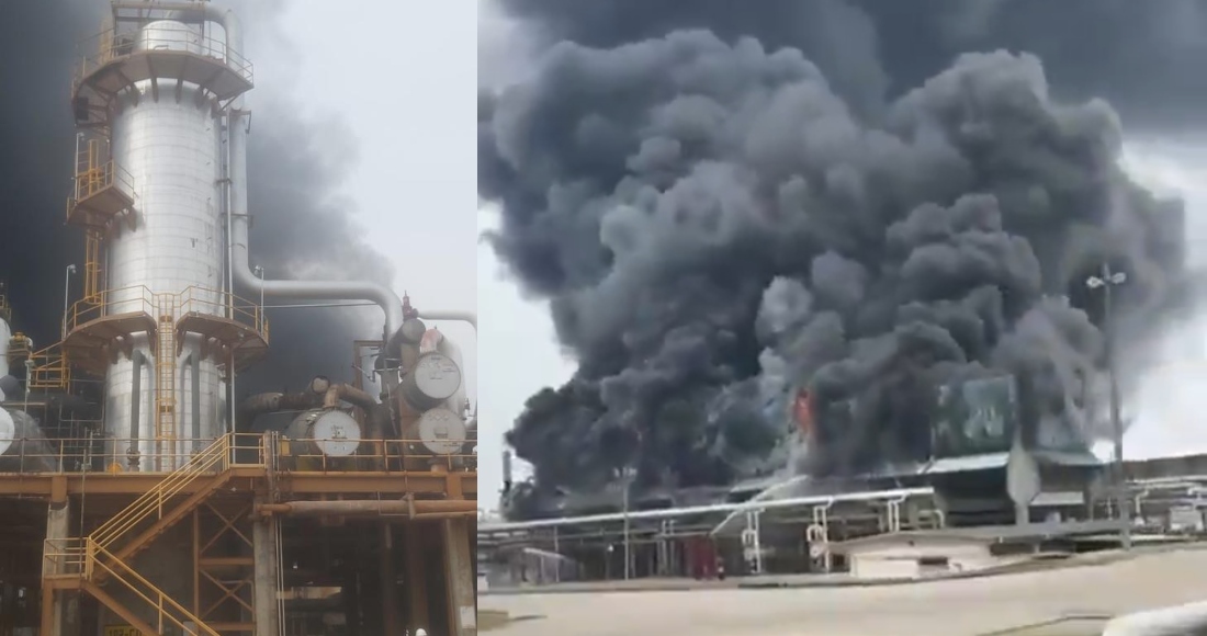 Una explosión provocó este martes un incendio en el área de criogénicas de la planta procesadora de petroquímicos de Petróleos mexicanos (Pemex), ubicada en Reforma, Chiapas. No se reportan trabajadores lesionados.