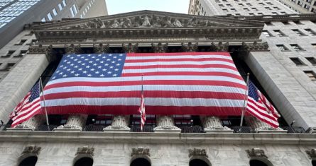 La Bolsa de Valores de Nueva York el 28 de mayo de 2024, en Nueva York.