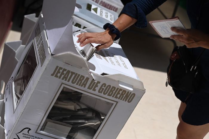 La Jefatura de Gobierno de la capital también fue votada por las y los capitalinos.