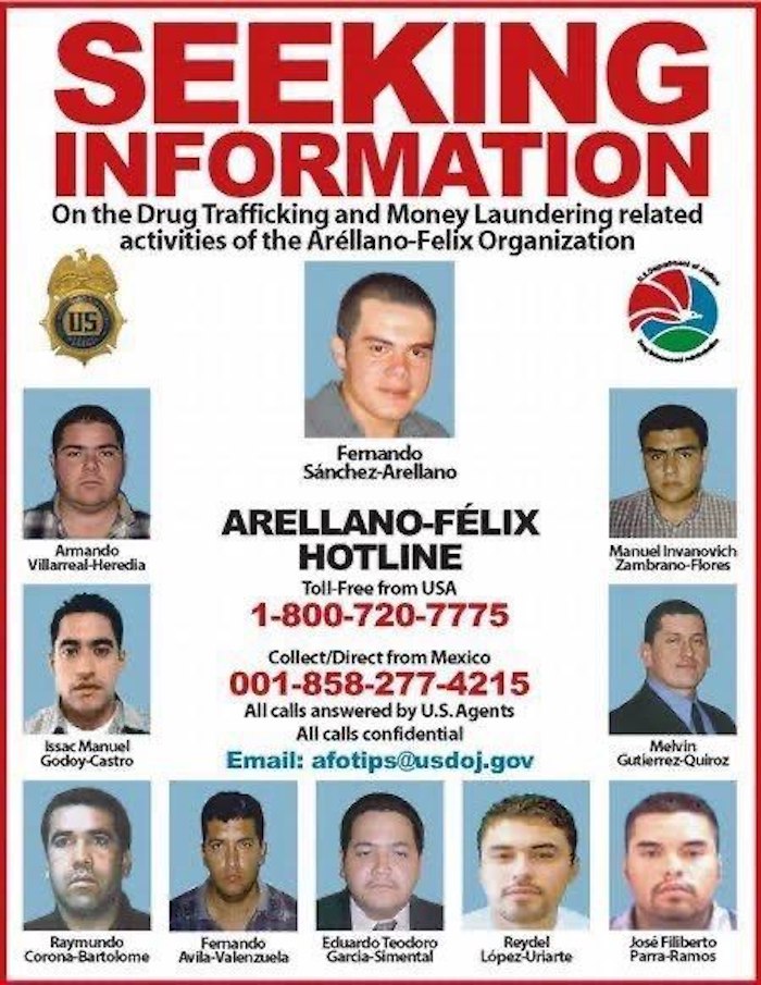 "Fernando Sánchez Arellano fue detenido en junio de 2014; tenía ocho años como cabeza criminal del CAF (cártel Arellano Félix), y fue uno de los protagonistas del inicio de una de las épocas de mayor violencia, inseguridad y criminalidad en Baja California, que ahora mismo atraviesa por otra etapa al no ser detenida o extinguida".