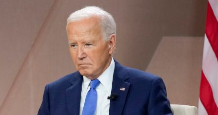 El Presidente Joe Biden asiste a un evento en el marco de la cumbre de la OTAN, el 11 de julio de 2024, en Washington.