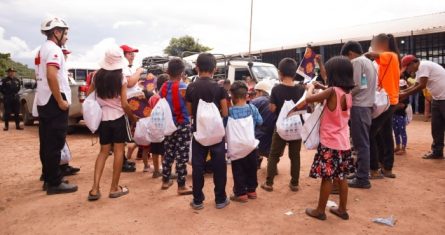 Las personas desplazadas de Amatenango, Nueva Frontera Guatemala, se encuentran en un estado de salud delicado tras salir de su comunidad por la violencia.