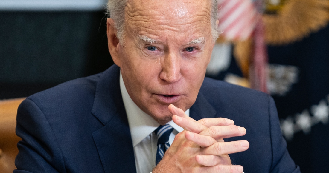 El Presidente Joe Biden habla en una reunión sobre el combate al fentanilo en la Sala Roosevelt de la Casa Blanca, el 21 de noviembre de 2023, en Washington.