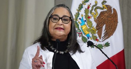 Norma Lucía Piña Hernández, Ministra presidenta de la Suprema Corte de Justicia de la Nación (SCJN), durante su participación en el Encuentro Internacional sobre Independencia Judicial, celebrado el pasado 12 de agosto.