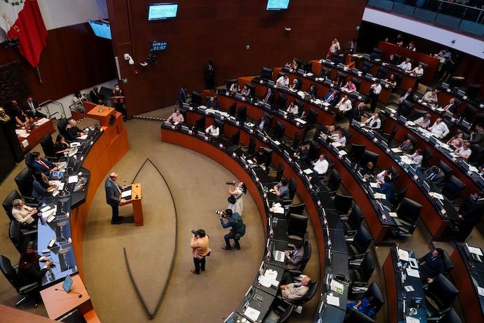 Una sesión en el Senado.