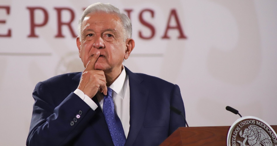 Andrés Manuel López Obrador, Presidente de México, durante la conferencia "mañanera" de este martes, donde habló sobre la Reforma Judicial que se estará discutiendo en las siguientes horas en el Senado de la República.