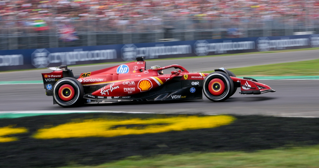 Charles Leclerc (Ferrari) durante el Gran Premio de Italia, el domingo 1 de septiembre de 2024, en Monza.