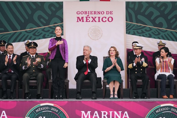 Claudia Sheinbaum Pardo, Presidenta electa de México, también estuvo presente en el Desfile Cívico Militar.