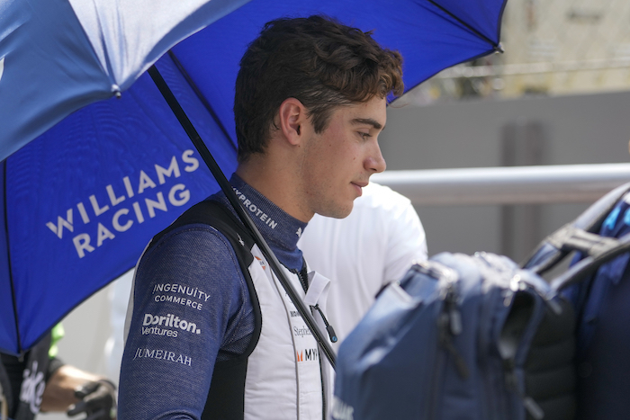 El piloto argentino Franco Colapinto (Williams) previo al Gran Premio de Italia, el domingo 1 de septiembre de 2024, en Monza.