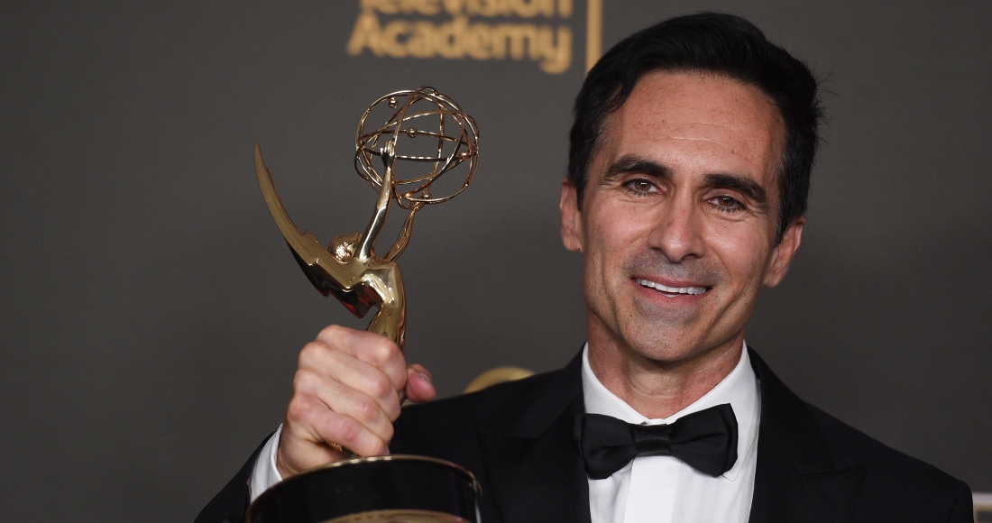 Nestor Carbonell con el premio al mejor actor Invitado en una serie dramática por Shogun asiste a la segunda noche de los Premios Emmy de las Artes Creativas el domingo 8 de septiembre de 2024 en Los Ángeles. 