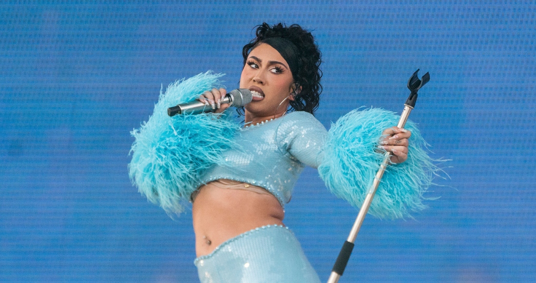 Kali Uchis se presenta en el Festival de Música y Artes de Coachella en el Empire Polo Club el domingo 23 de abril de 2023 en Indio, California. 