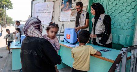 vacunacion-polio-gaza-oms